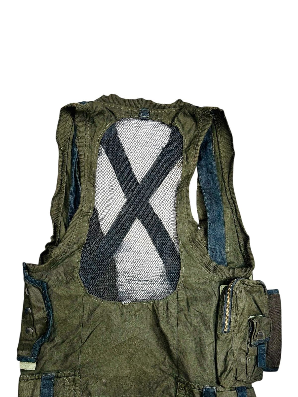 Le Grande Bleu (L.G.B.) Archive Veronica "Under Control" Cargo Vest Jacket Size US M / EU 48-50 / 2 - 6 Thumbnail