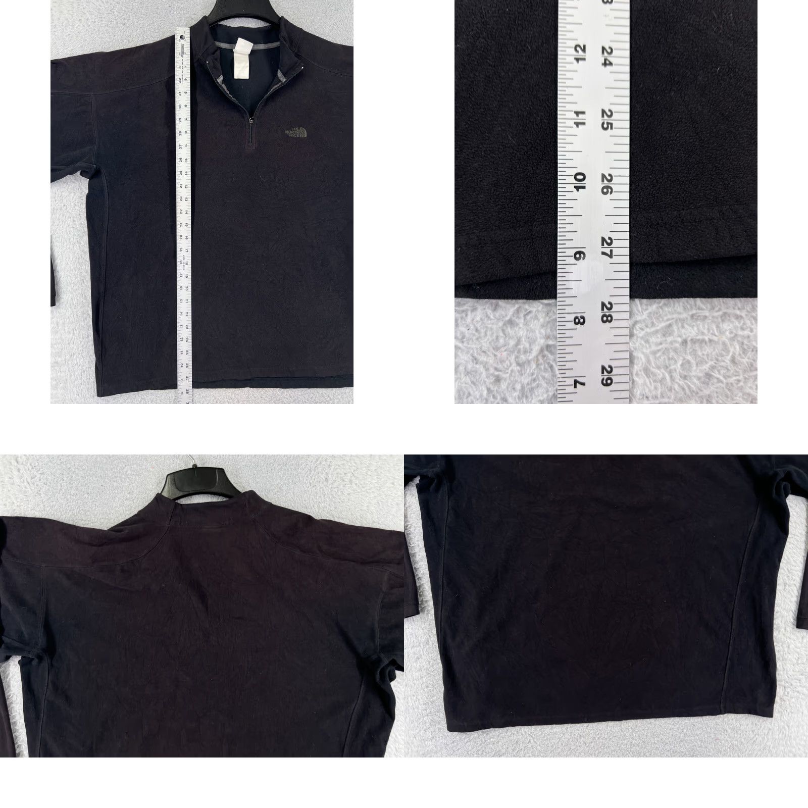 The North Face The North Face Sweater Men XL Black Long Sleeve 1/4 Zip Fleece Polyester Mock Neck Shirt Size US XL / EU 56 / 4 - 9 Thumbnail
