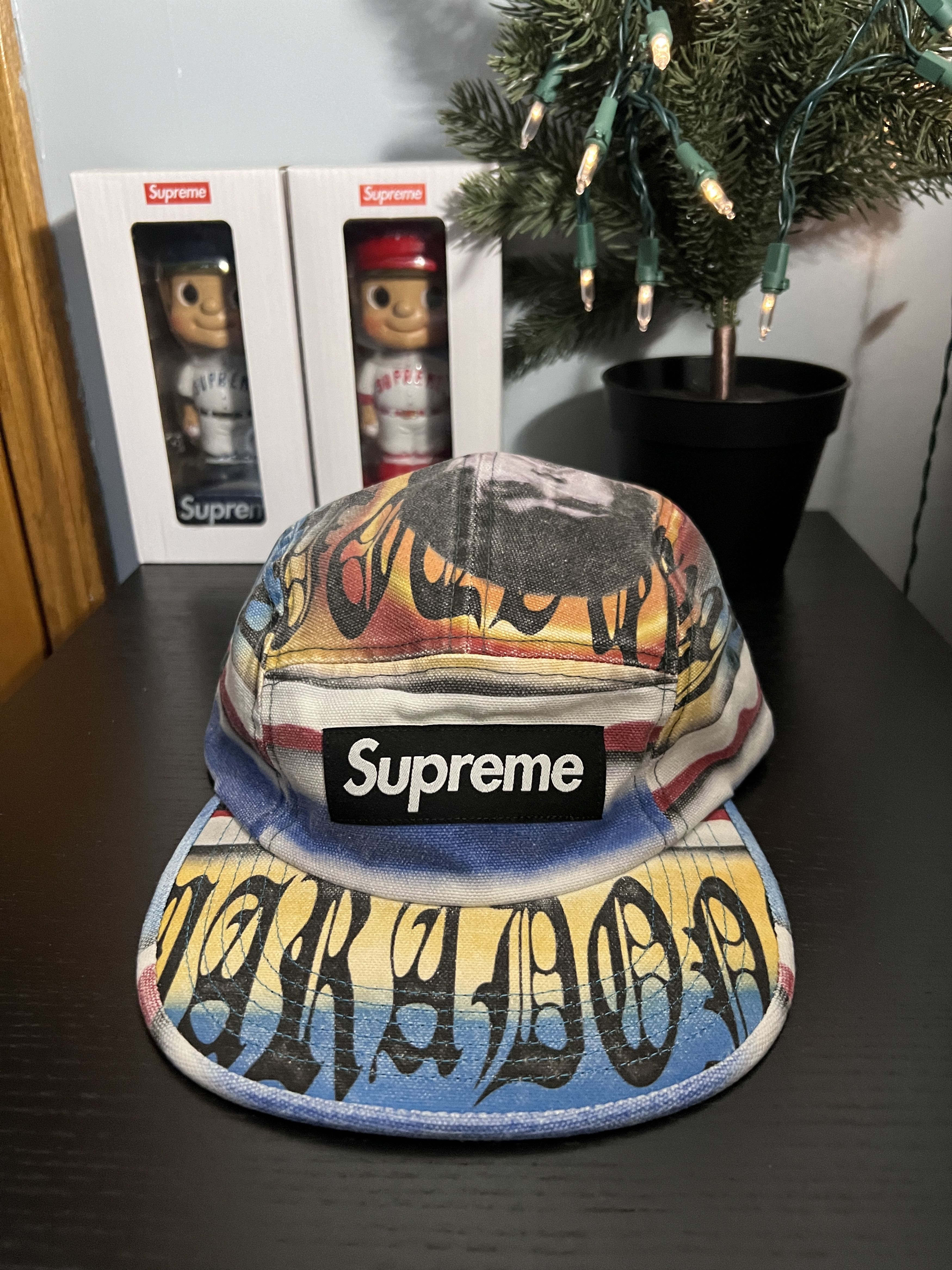 Pre-owned Supreme Diego Maradona Camp Cap In Multicolor