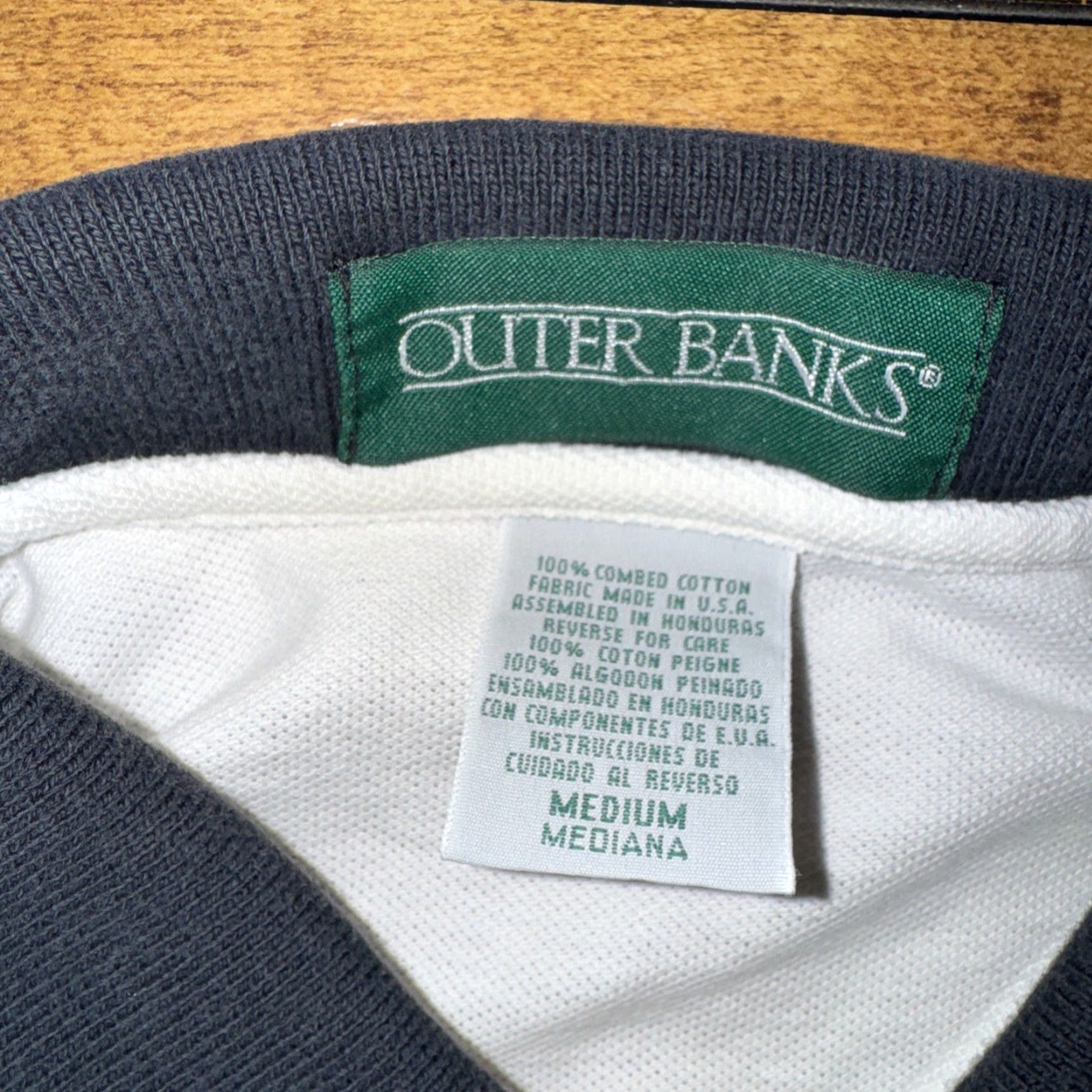 Vintage VINTAGE Outer Banks Polo Shirt White M Mens Polo Golf Funny 9 Holes Golf Humor Size US M / EU 48-50 / 2 - 4 Thumbnail