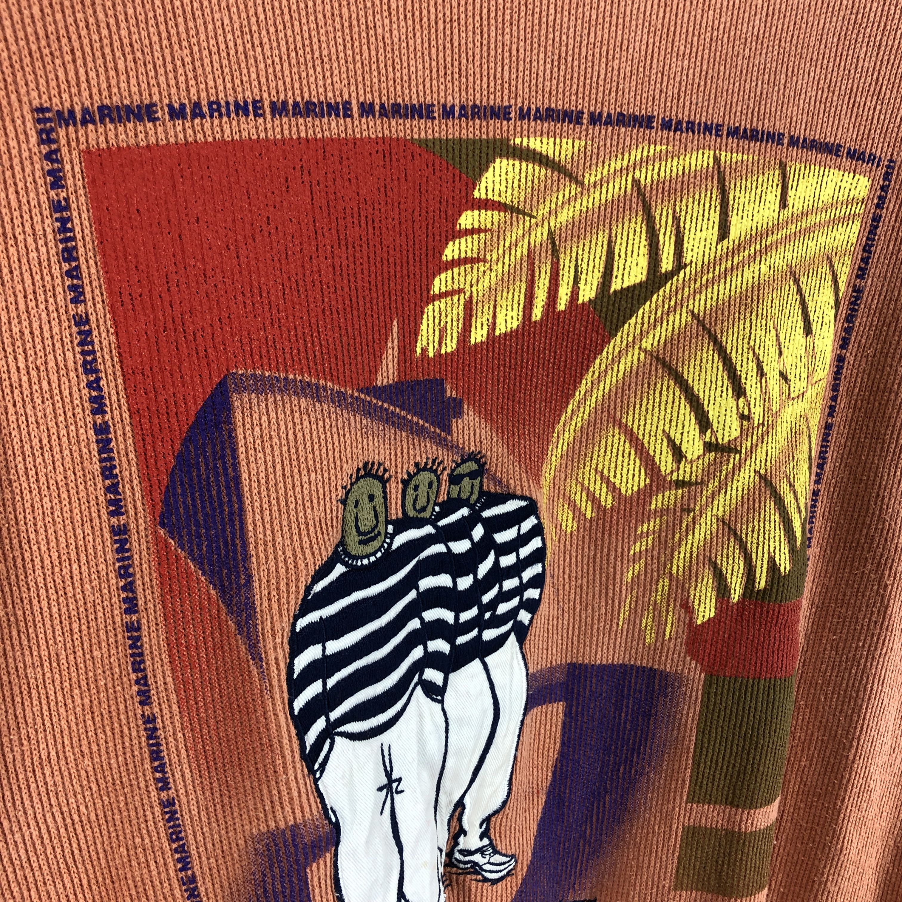 Japanese Brand 90s Salt Water Sportsman by PERFE DESIGNUS Sweatshirt #391/Q Size US M / EU 48-50 / 2 - 4 Thumbnail