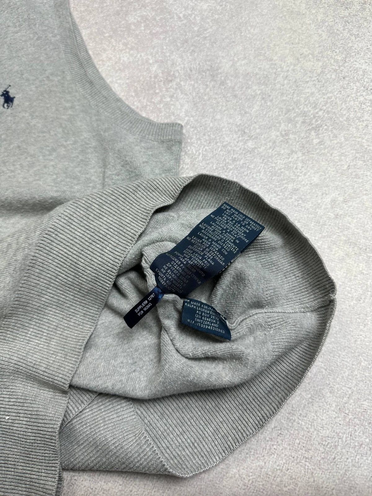 Polo Ralph Lauren Vintage Polo Ralph Lauren Knit Gray Mens Vest Old Money M Size US M / EU 48-50 / 2 - 7 Thumbnail