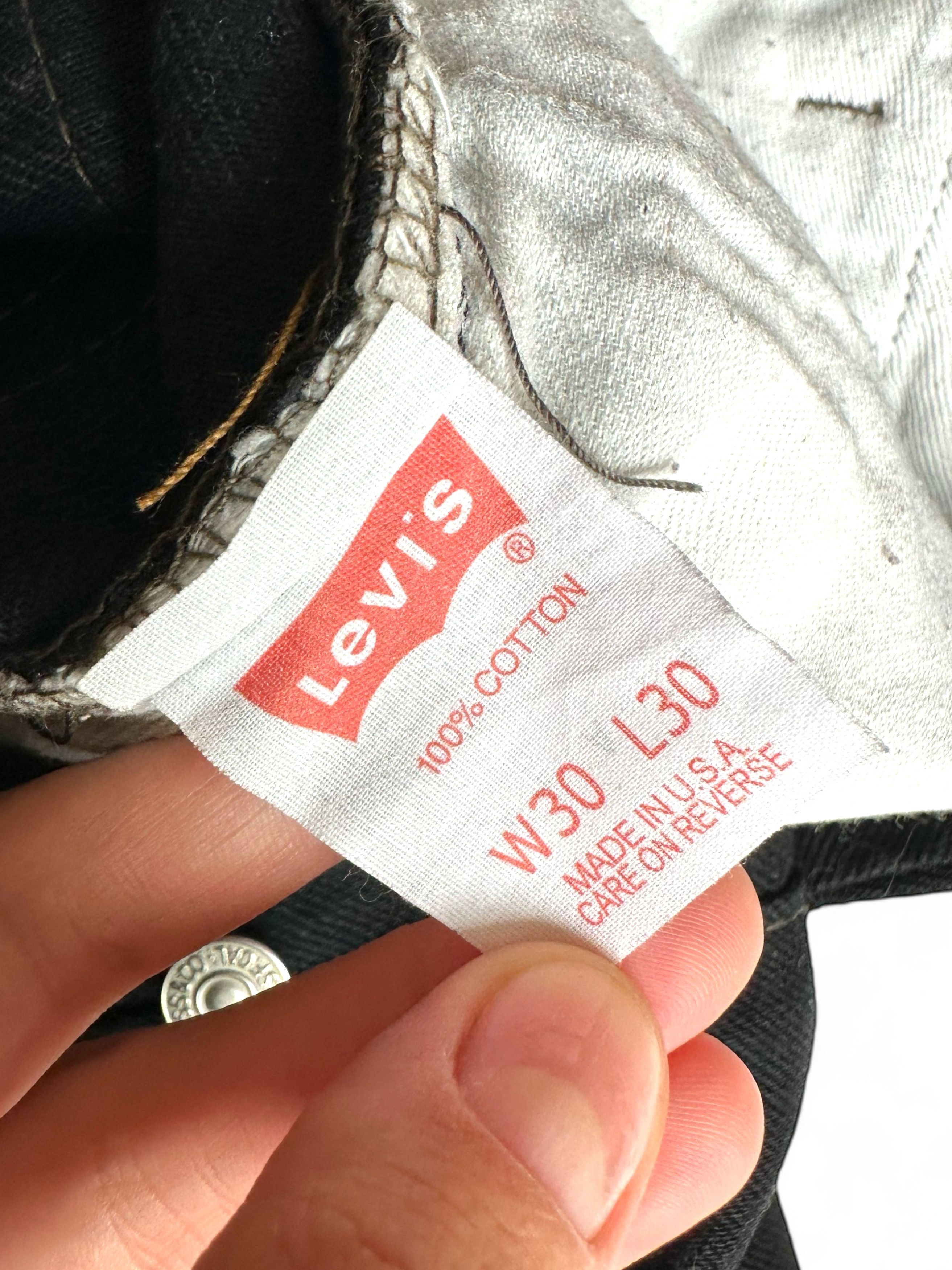 Levi's × Vintage Vintage 90's Lev's 501 Made In USA Denim Jeans Size 30" / US 8 / IT 44 - 4 Thumbnail
