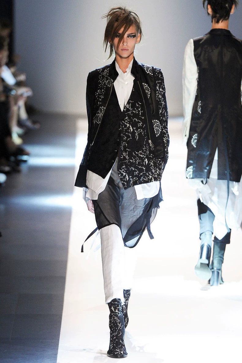 Ann Demeulemeester Ann Demeulemeester Lady's waistcoat inside Size S / US 4 / IT 40 - 9 Thumbnail