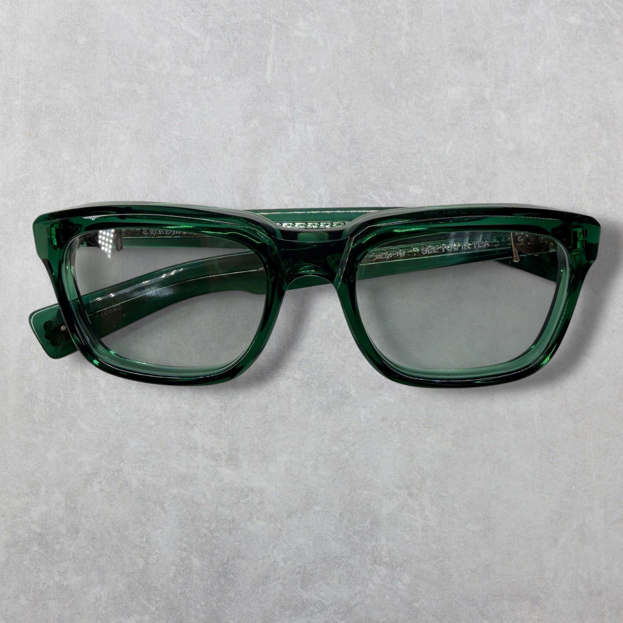 Chrome Hearts Chrome Hearts See You In Tea Marine Green Glasses Size ONE SIZE - 3 Thumbnail