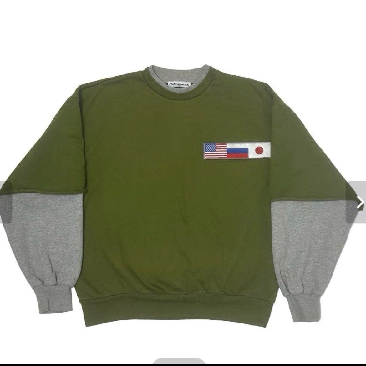 Gosha Rubchinskiy Gosha Rubchinskiy 18AW layered sweatshirt Size US M / EU 48-50 / 2 - 1 Thumbnail