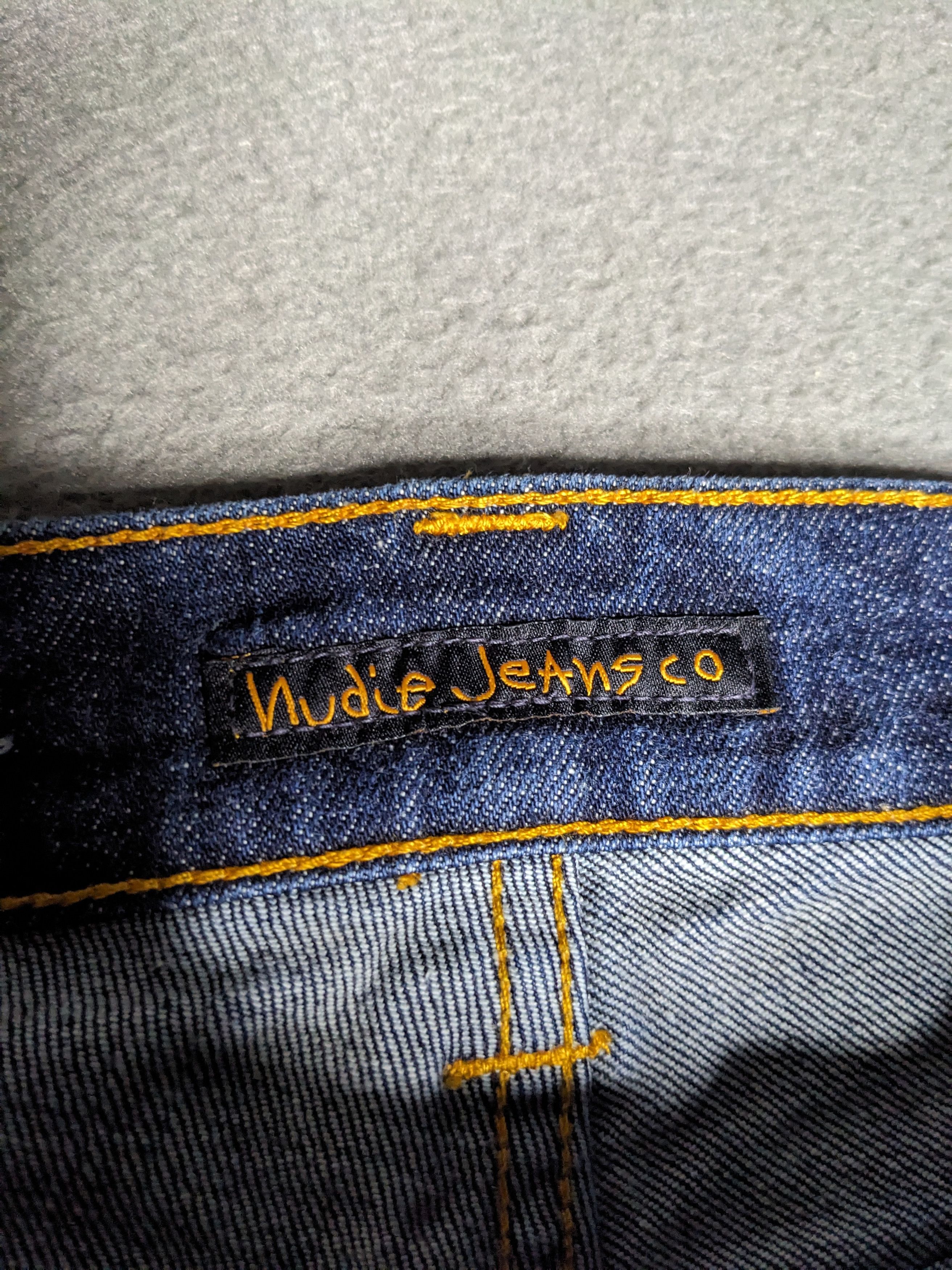 Nudie Jeans Nudie Jeans 30x31 Grim Tim Blue Denim Low Rise Slim Straight Size US 30 / EU 46 - 11 Thumbnail