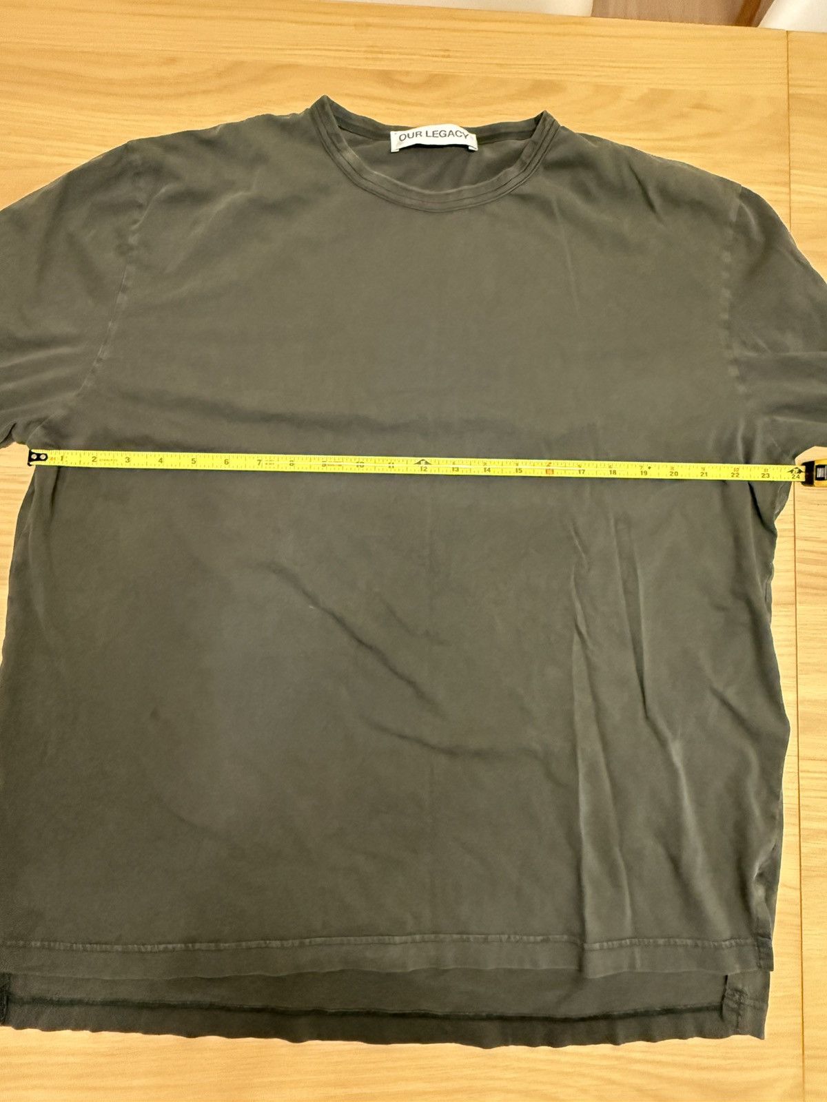 Our Legacy Our Legacy Cruise Longsleeve – Vintage Green/Grey – Size 52 Size US L / EU 52-54 / 3 - 14 Thumbnail