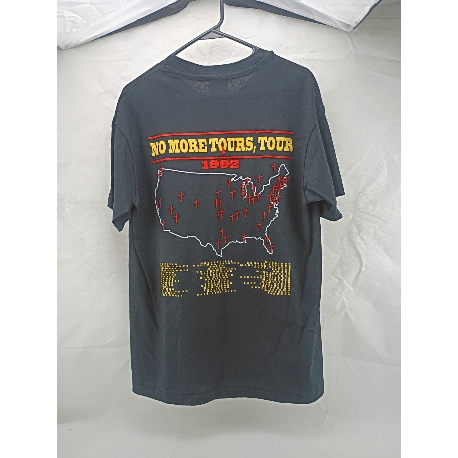 Hanes Vintage Ozzy Osbourne 1992 No More Tours Tour T-Shirt Size L Size US L / EU 52-54 / 3 - 2 Thumbnail