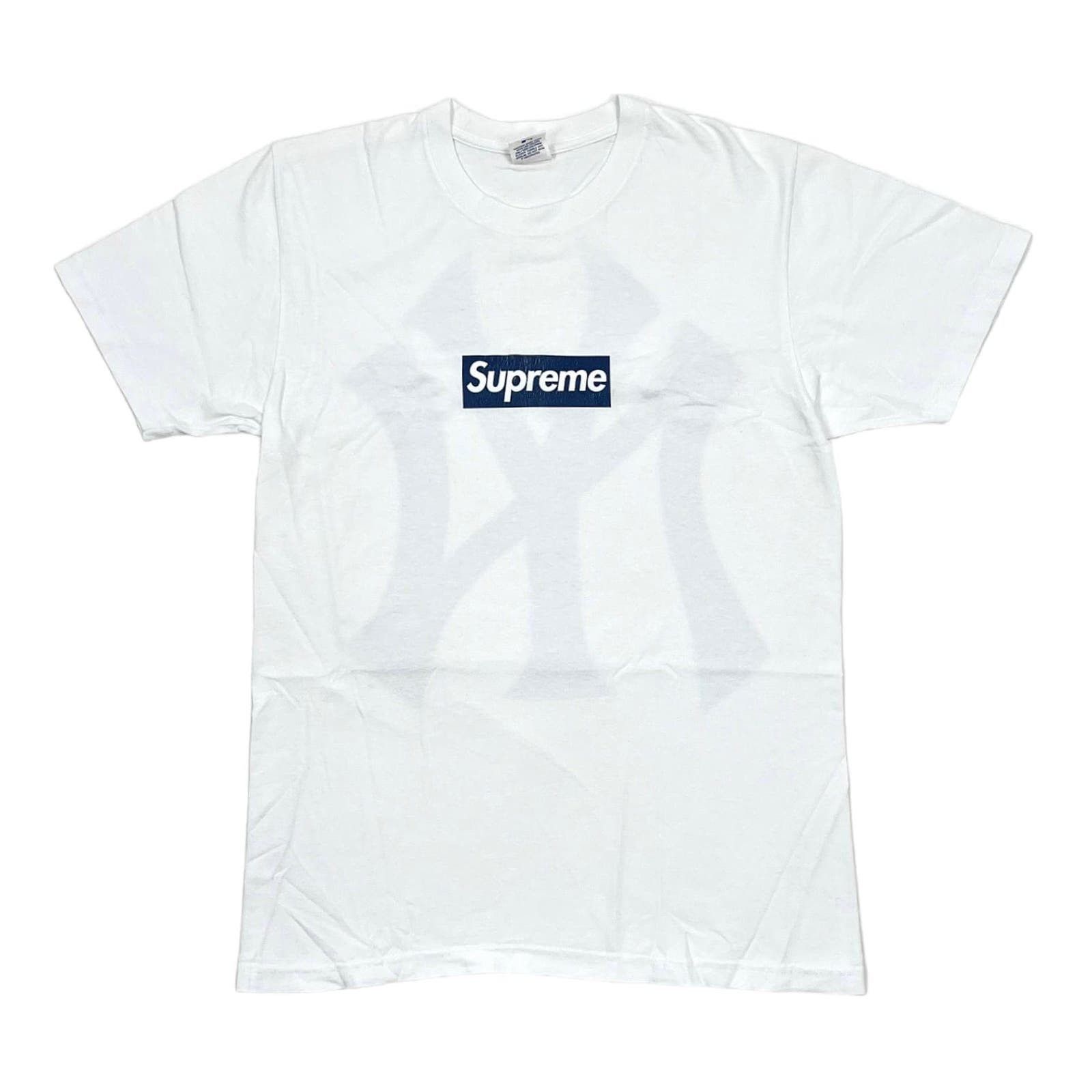 Supreme Supreme New York Yankees Box Logo Short Sleeve Tee Shirt