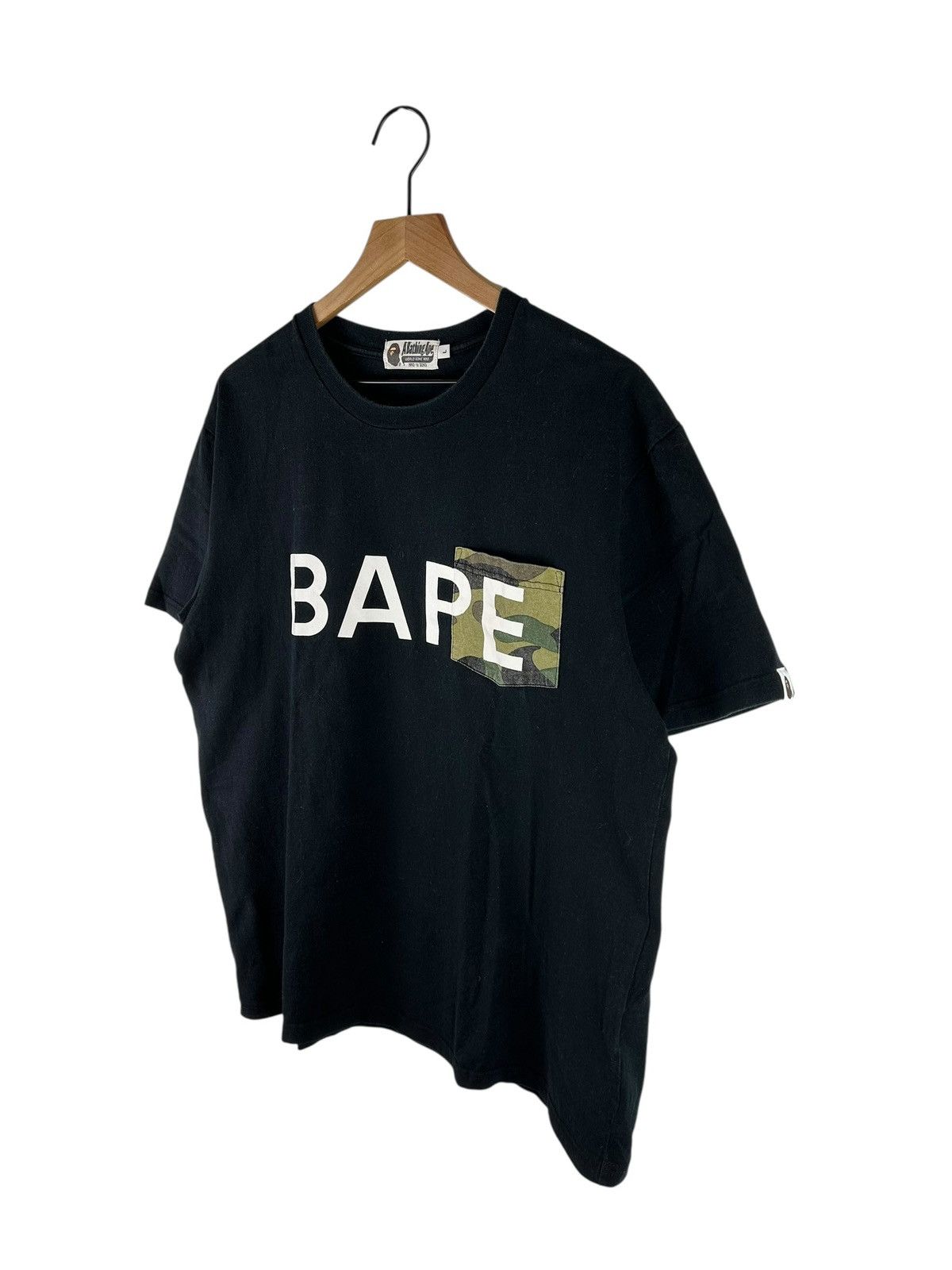 Bape Bape Logo 1st Camo Pocket T-shirt Size US L / EU 52-54 / 3 - 2 Thumbnail