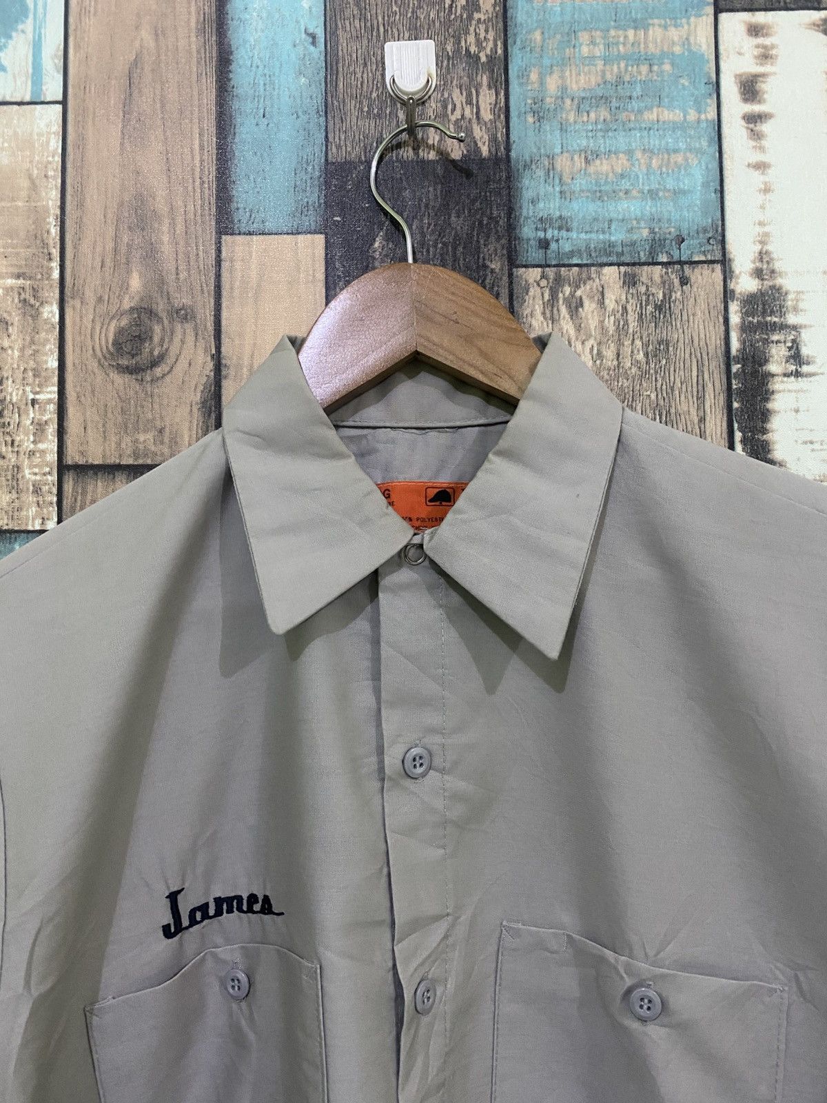 Red Kap × Vintage Vintage Red Kap Shirt Size US L / EU 52-54 / 3 - 4 Thumbnail