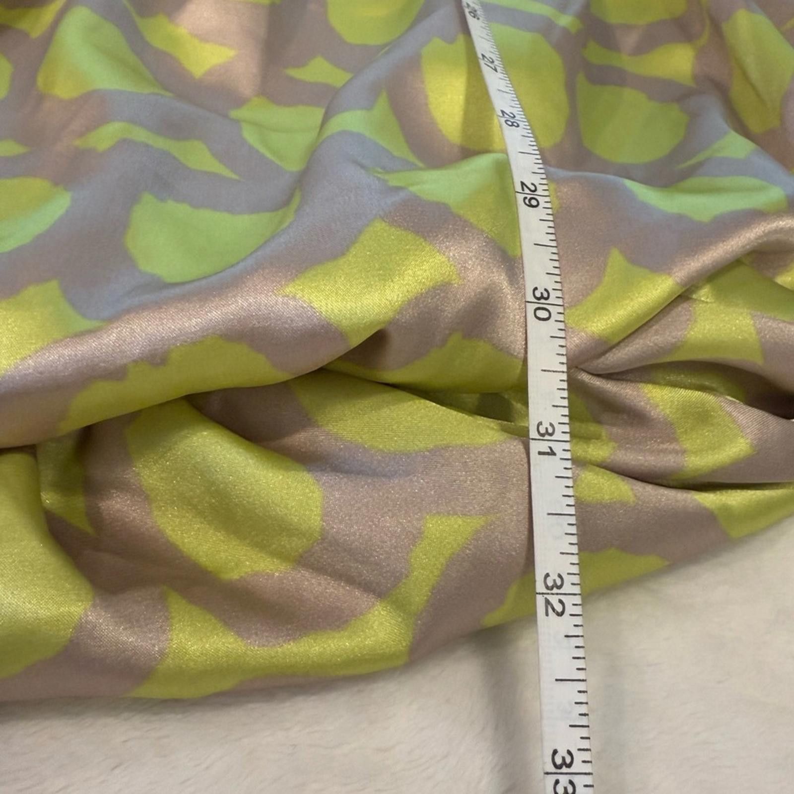 Other Kaidal chic green gold pattern sleeveless midi dress SZ M Size M / US 6-8 / IT 42-44 - 8 Thumbnail