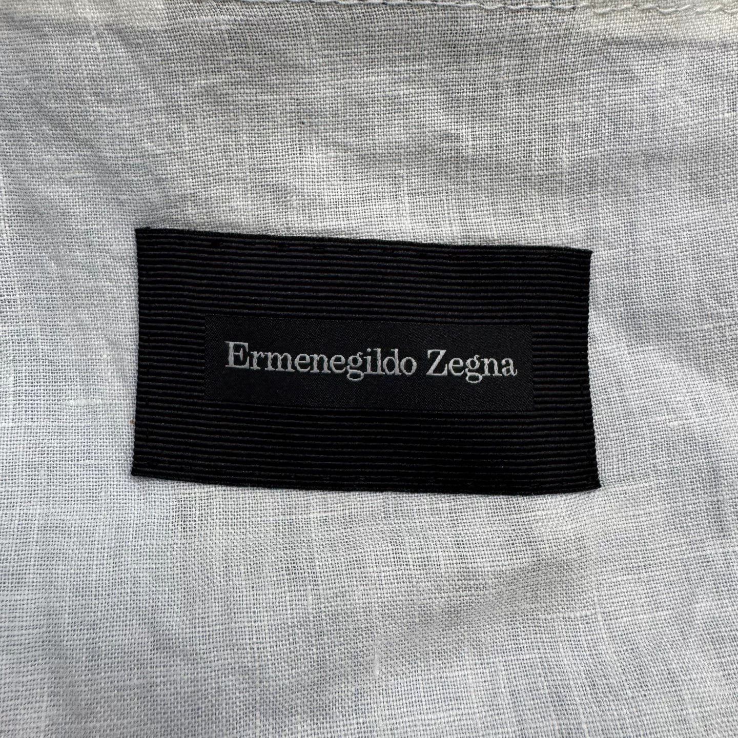 Ermenegildo Zegna Ermenegildo Zegna Linen Suit Jacket Size 56. Size US XXL / EU 58 / 5 - 3 Thumbnail