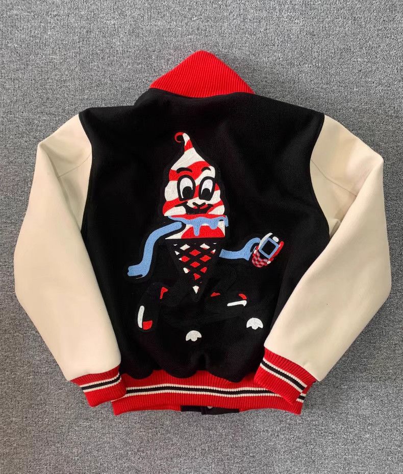 Billionaire Boys Club Terry Embroidered Skate Ice Cream Varsity Jacket. Q7 Size US L / EU 52-54 / 3 - 4 Thumbnail