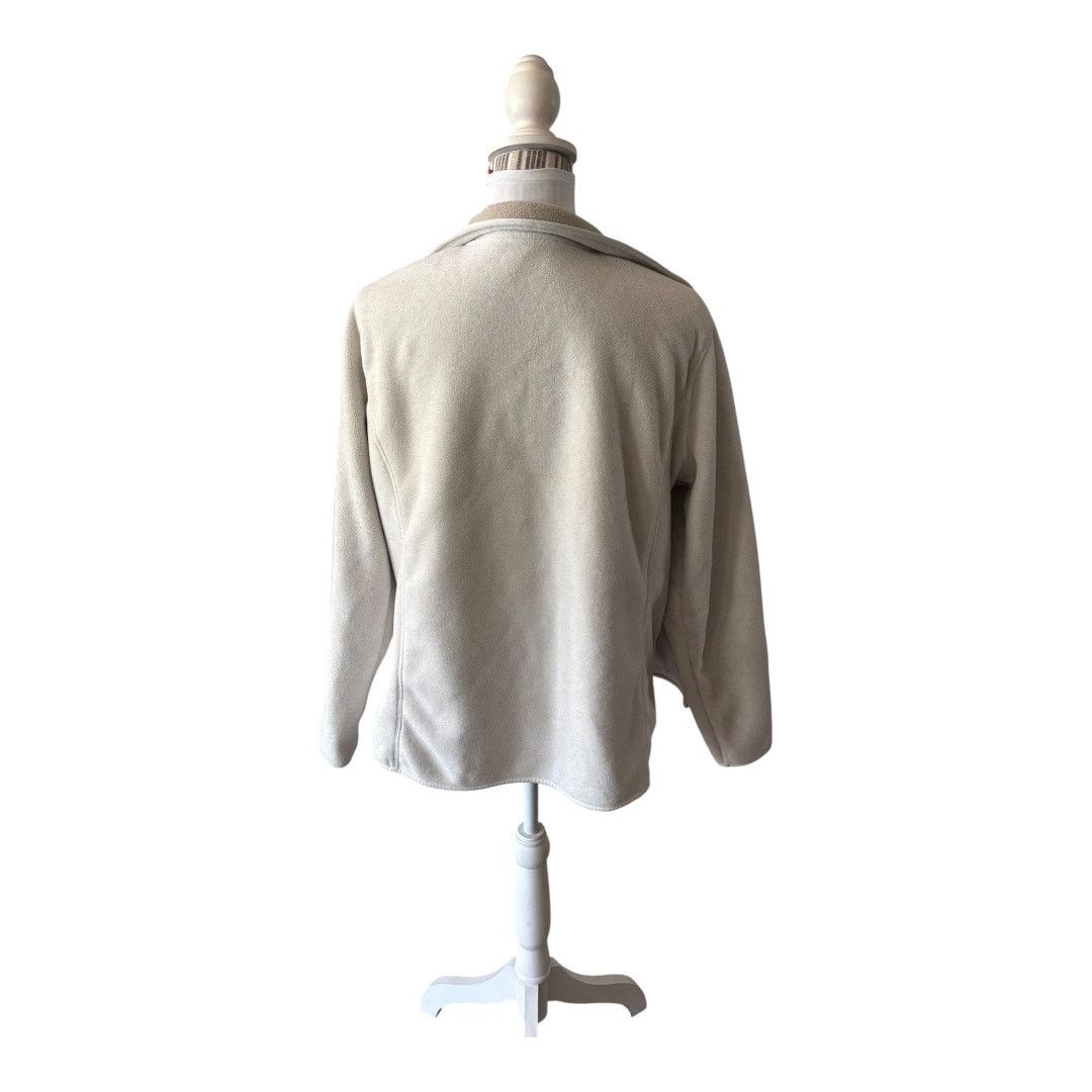 St. Johns Bay St. John's Bay Active Cream Tan Jacket Size XL Size XL / US 12-14 / IT 48-50 - 2 Thumbnail