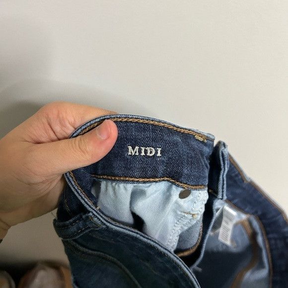 American Eagle Outfitters American Eagle Midi Jean Shorts Size 34" / US 12 / IT 48 - 4 Thumbnail