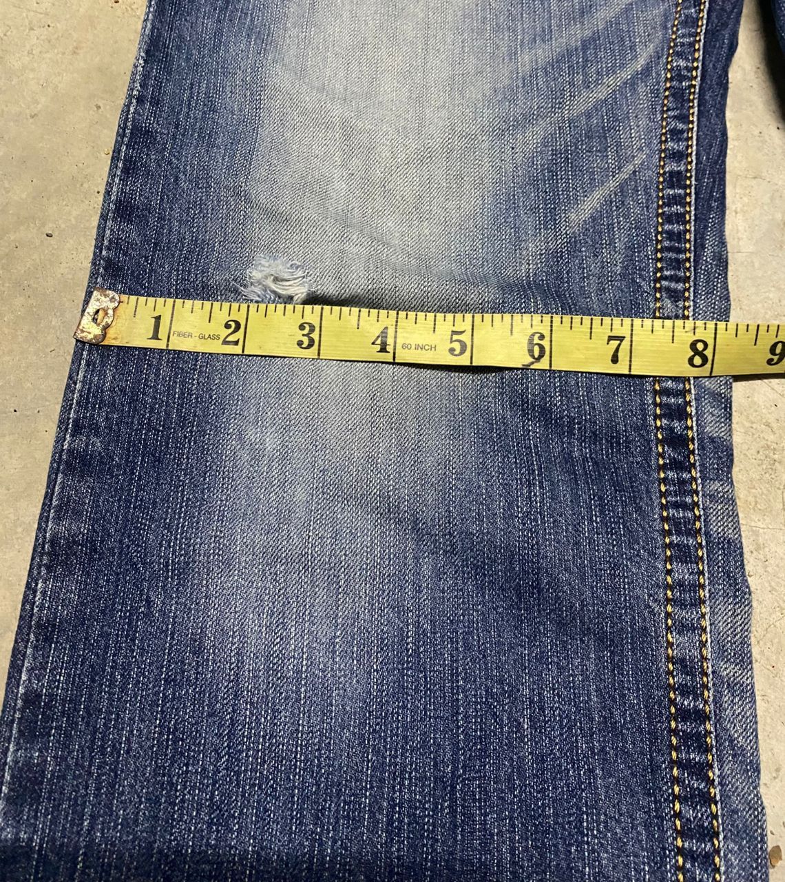 If Six Was Nine 💥BEST OFFER 💥EDWIN XV EXCLUSIVE VINTAGE DISTRESSED DENIM Size US 31 - 8 Thumbnail