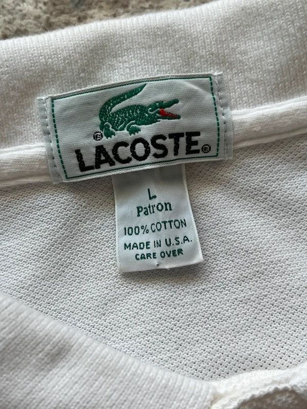 Lacoste Lacoste Made in USA Sz L 1992 Patron Size US L / EU 52-54 / 3 - 4 Thumbnail