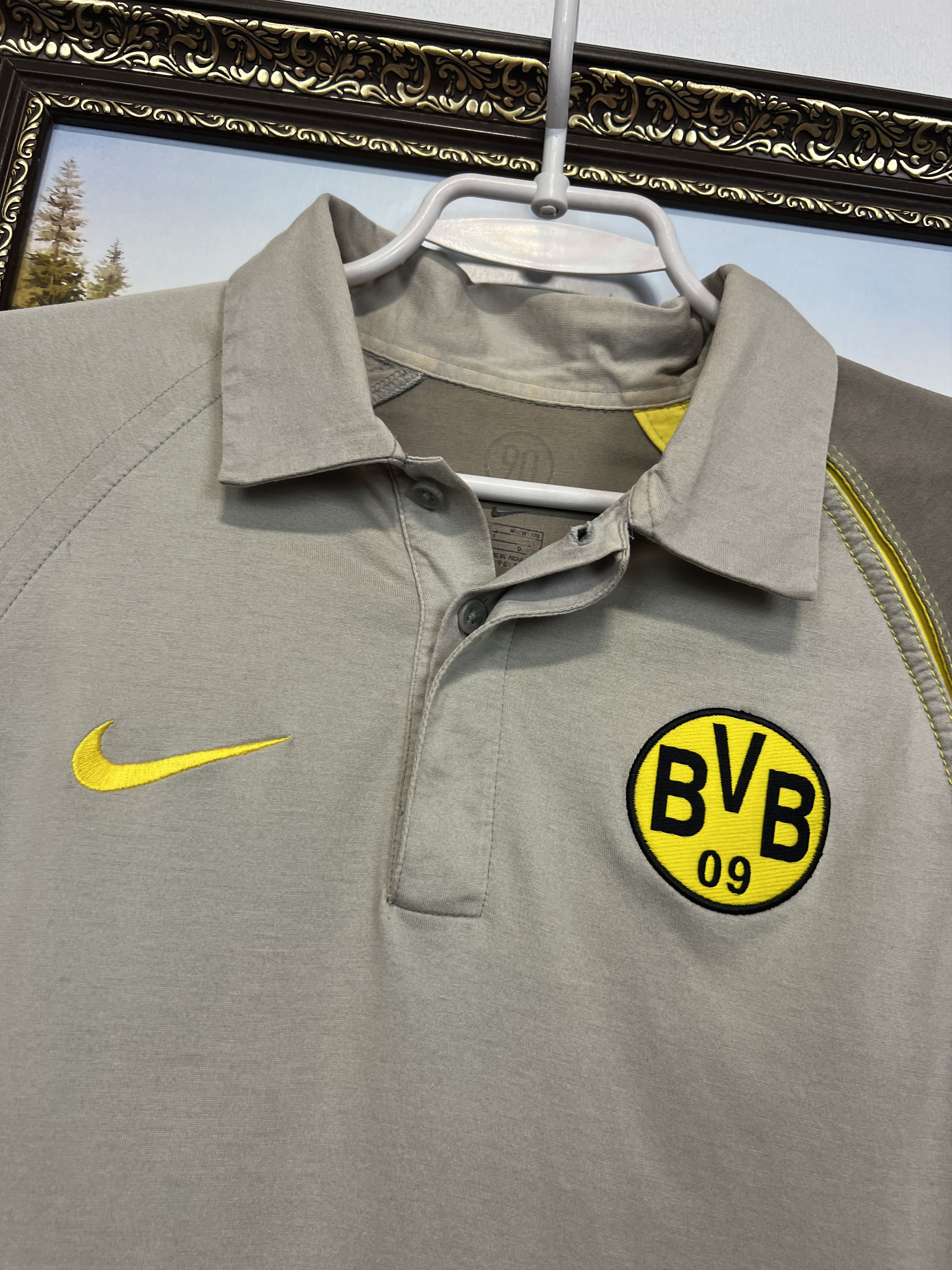 Nike Borussia Dortmund Long Sleeve Shirt Polo Jersey Sweatshirt Size US M / EU 48-50 / 2 - 3 Thumbnail