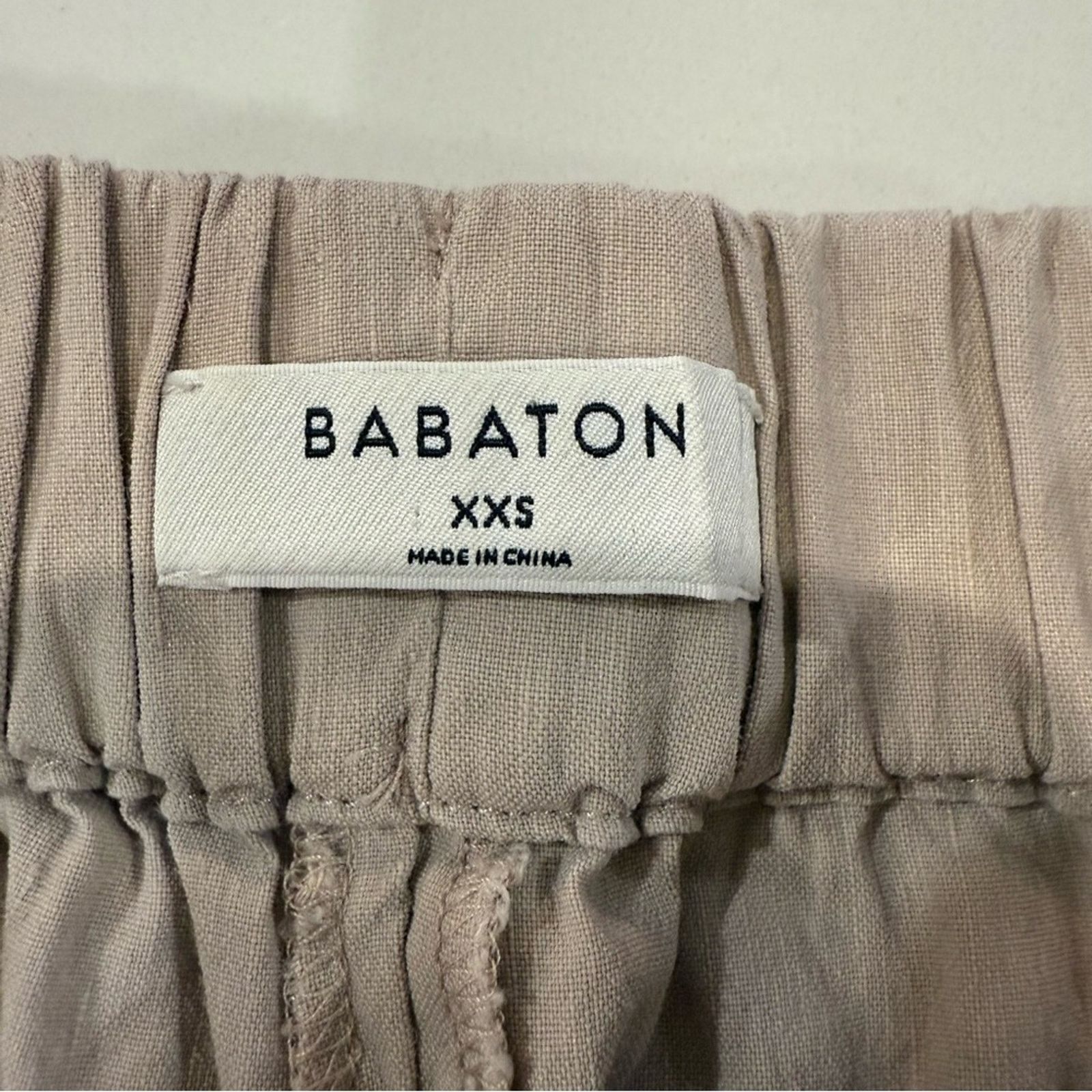 Aritzia Babaton Aritizia Italian Linen Crop Trouser Pant Womens XXS Size 24" / US 00 / IT 34 - 6 Thumbnail