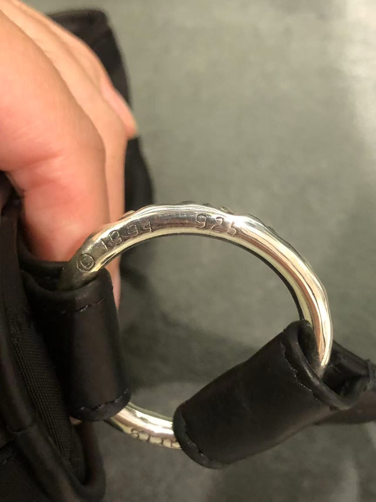 Chrome Hearts Chrome Hearts Silver Dagger Tonal Monogram Black Nugget Bag Size ONE SIZE - 8 Thumbnail