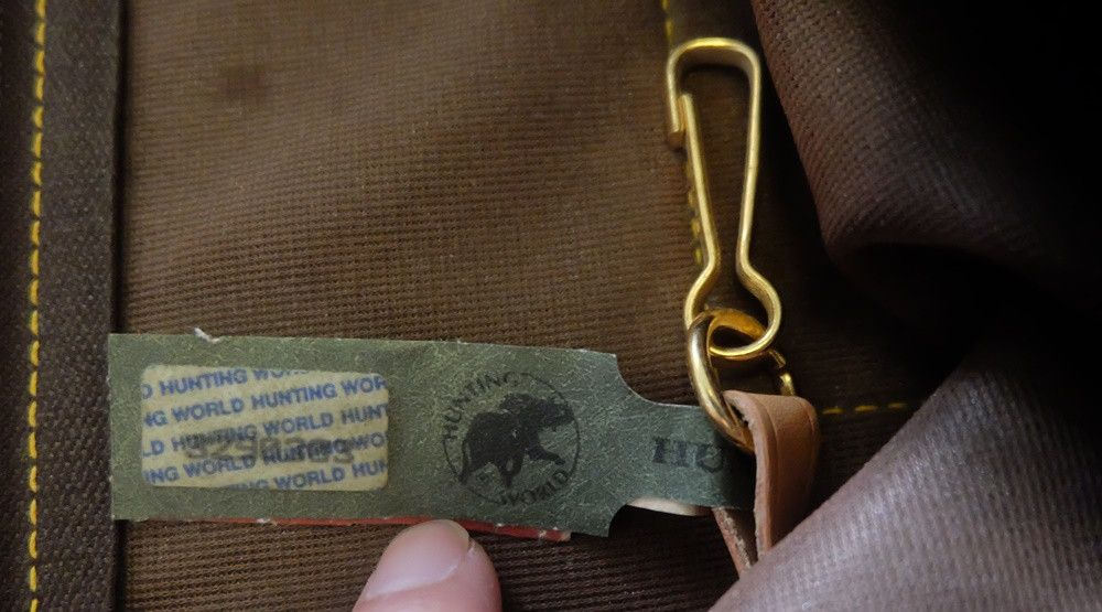 Vintage Hunting World Leather Clutch Bag – Made in Italy Size ONE SIZE - 4 Thumbnail