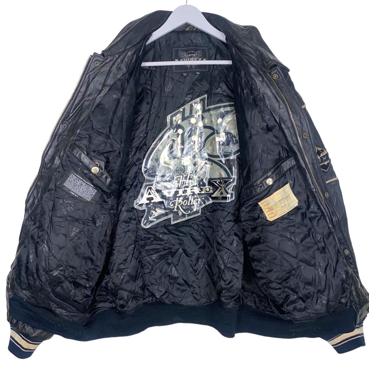 Avirex 💥 VINTAGE AVIREX VARSITY ALLSTAR HI-ROLLER VARSITY JACKET Size US XXL / EU 58 / 5 - 9 Thumbnail