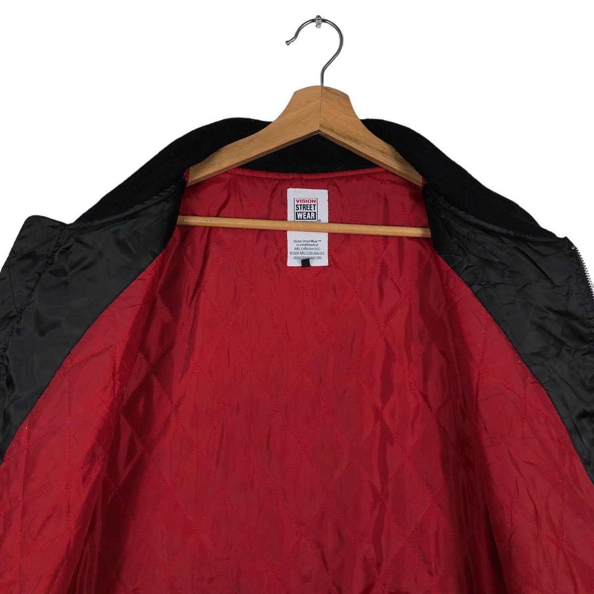 Japanese Brand 🔥Rare Spell Out Big Logo Bomber Jacket Vision Street Wear Size US L / EU 52-54 / 3 - 10 Thumbnail