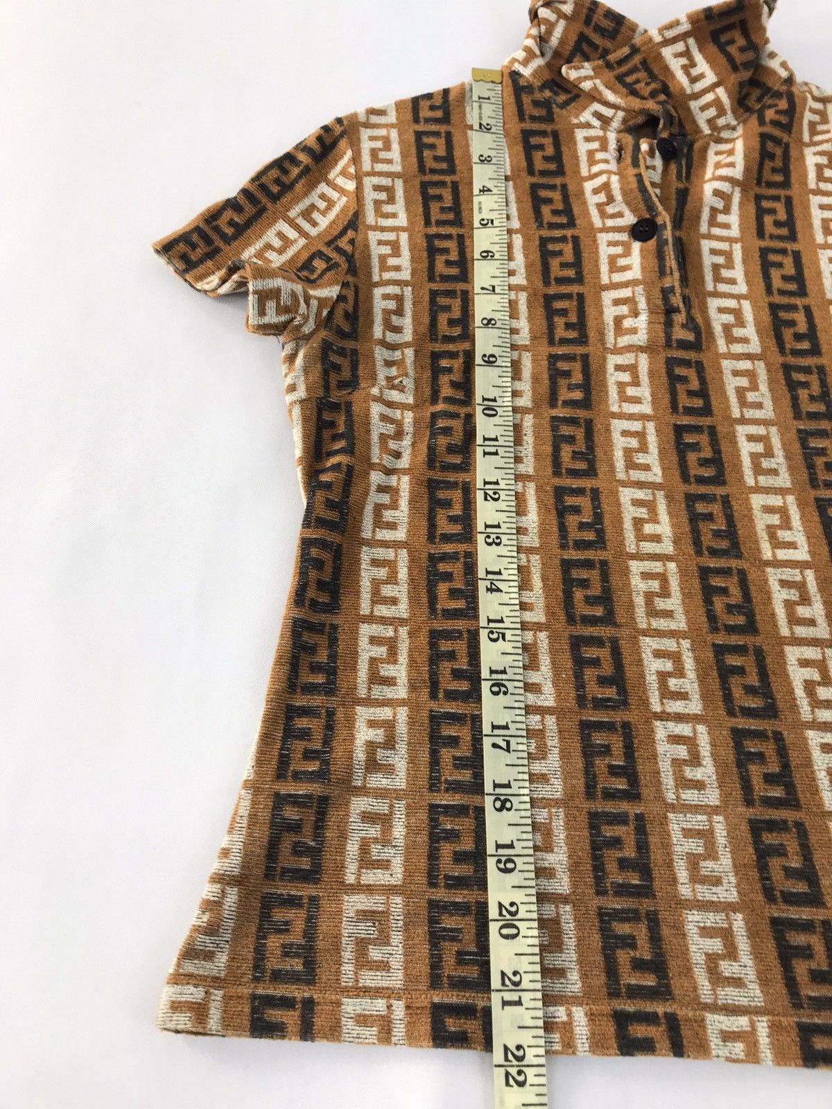 Fendi Fendi Mare Italy Zucca Monogram Nova Check Stretchable XS S Size XS / US 0-2 / IT 36-38 - 9 Thumbnail