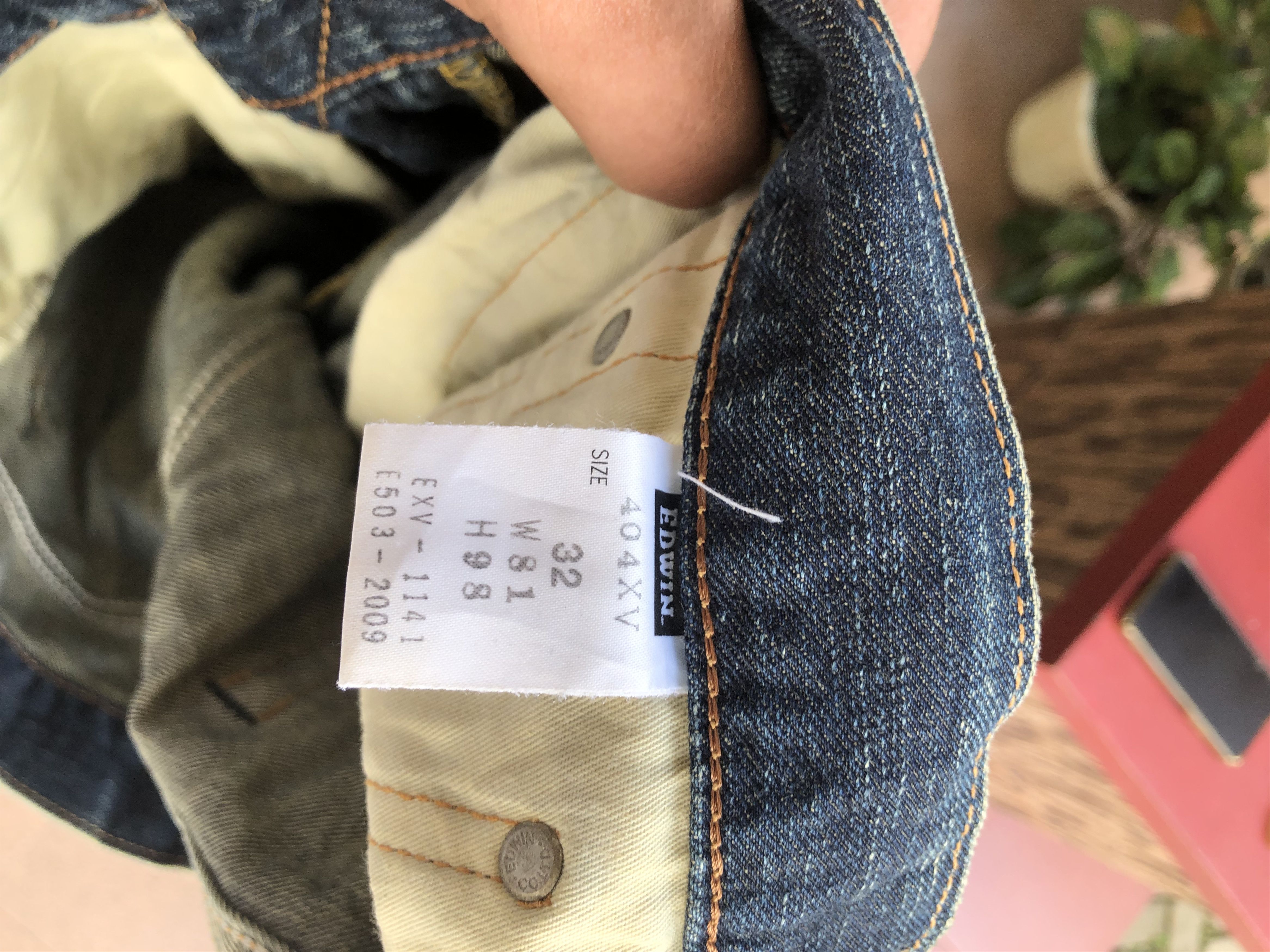 If Six Was Nine Edwin XV Fading Jeans Vkei Y2k Japanese Size US 32 / EU 48 - 11 Thumbnail
