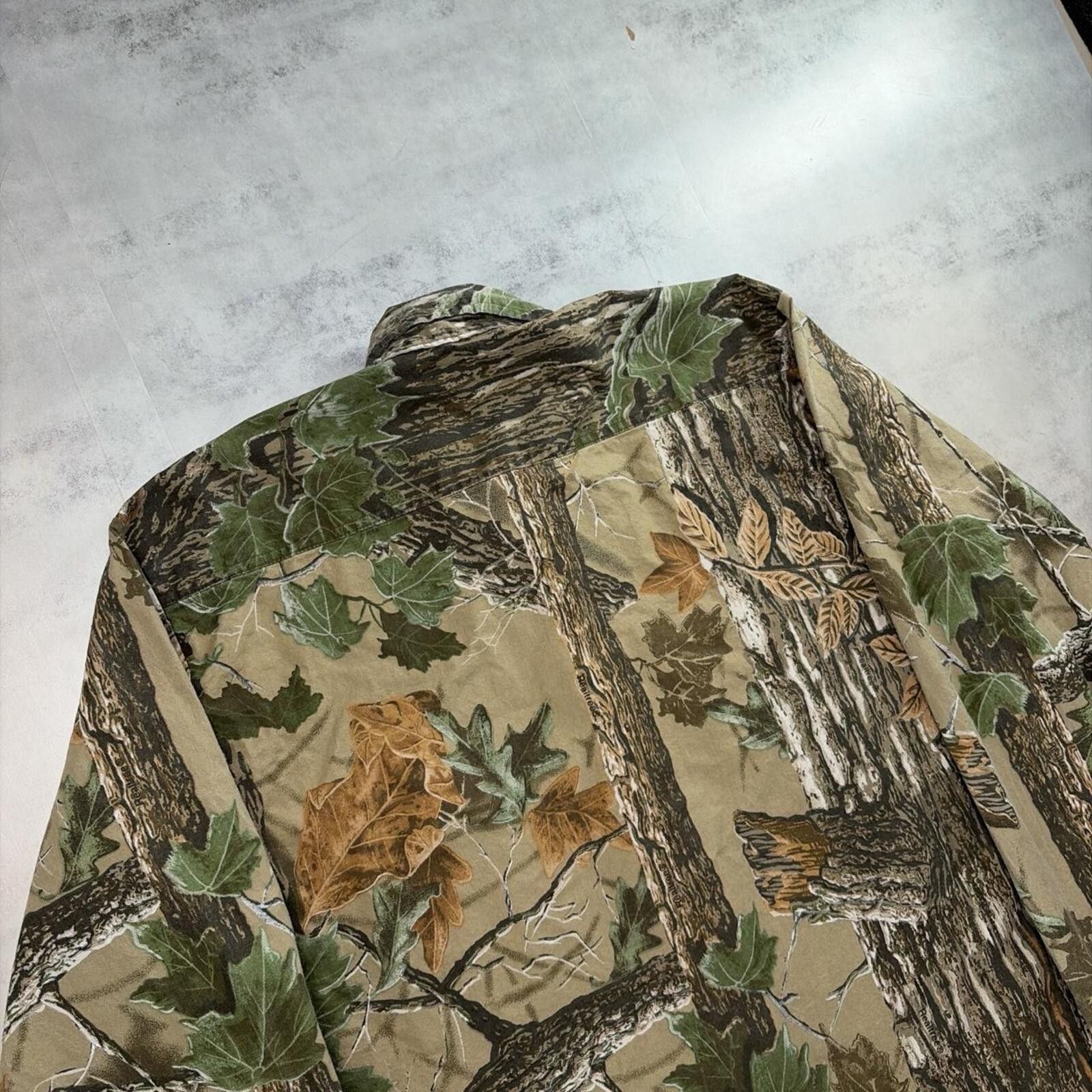 Realtree Vintage Realtree Grunge Hunting Long Sleeve Button Up Shirt Size US L / EU 52-54 / 3 - 8 Thumbnail