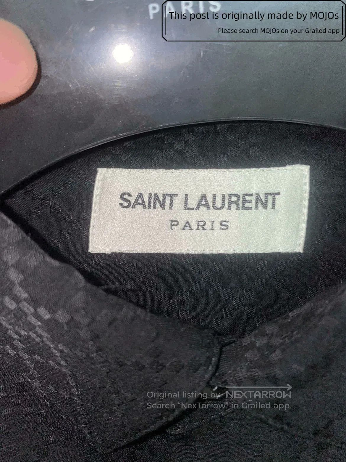 Saint Laurent Paris Sz 38 Saint Laurent PAris 21SS Stitches Patten Shirt. Size US M / EU 48-50 / 2 - 2 Thumbnail
