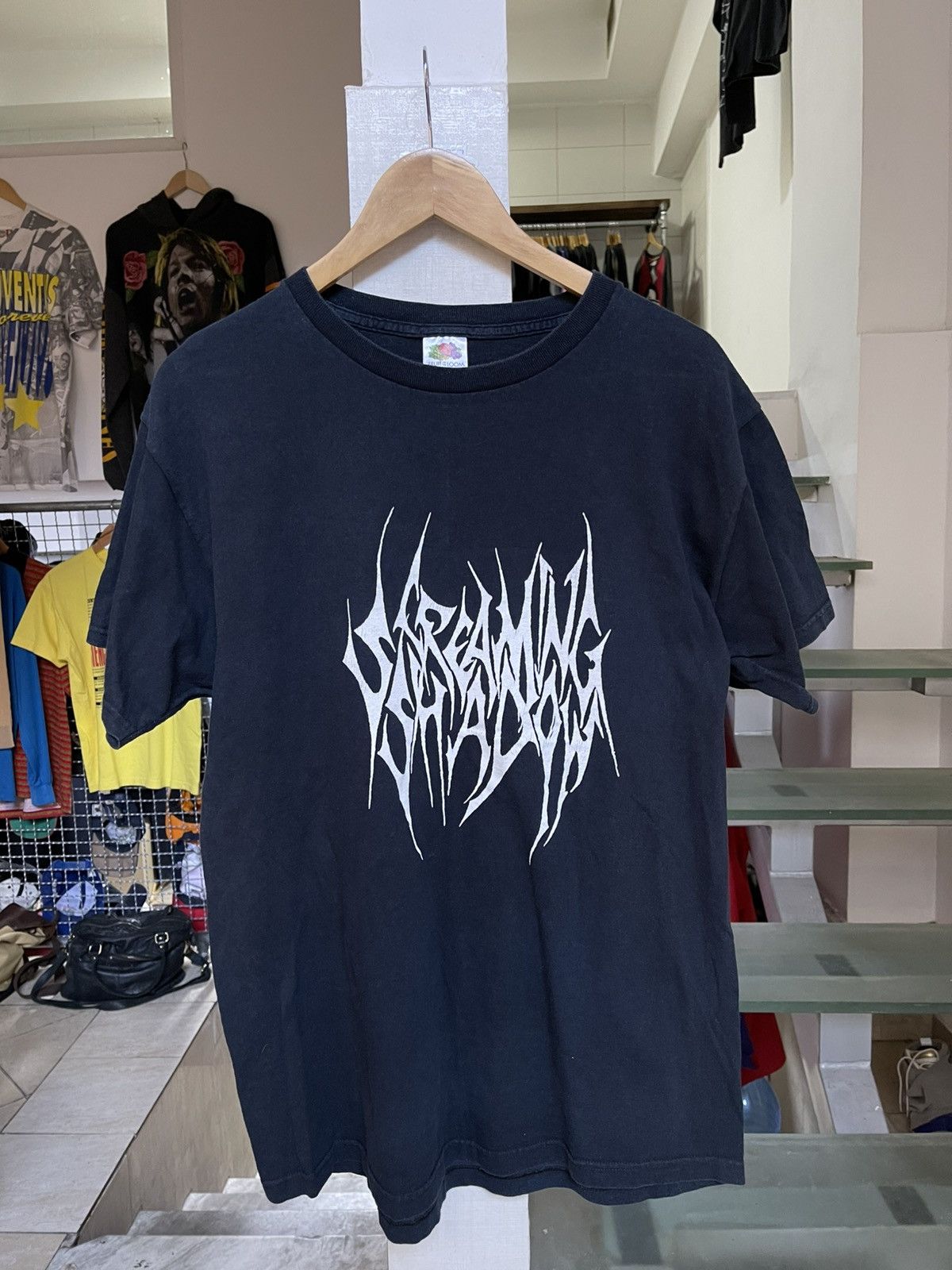 Vintage Screaming Shadow A Dream Within A Dream t shirt Size US L / EU 52-54 / 3 - 1 Thumbnail