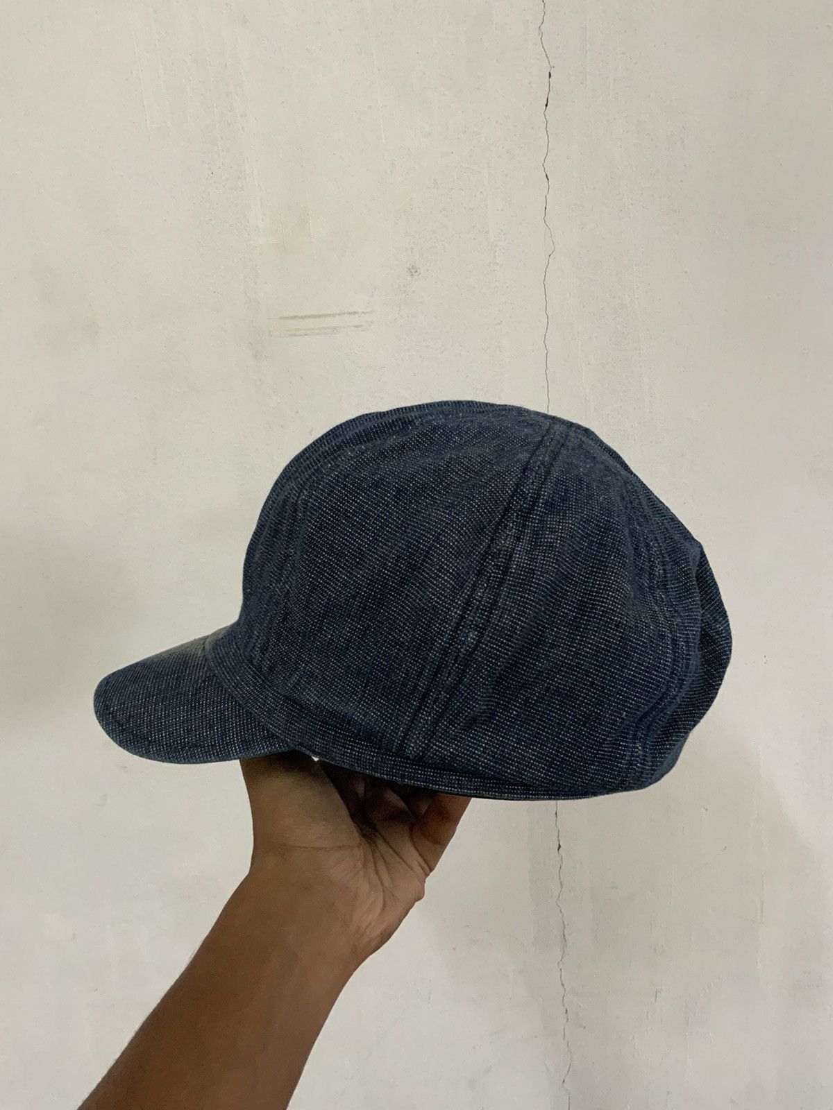 Denime Indigo Denim Fade Avant Garde Newsboy Hat Size ONE SIZE - 2 Thumbnail