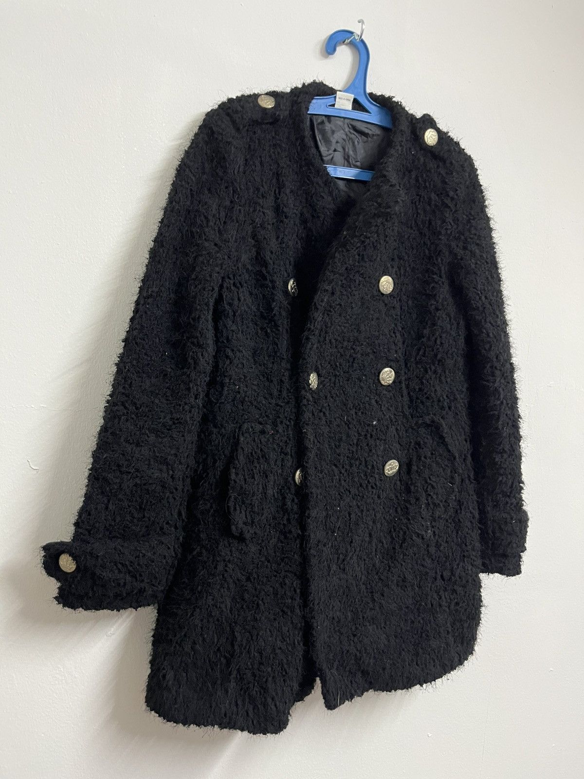 Seditionaries 💥True Vintage 90s MOHAIR PUNK Minx Fur Luxury-Look Size M / US 6-8 / IT 42-44 - 3 Thumbnail