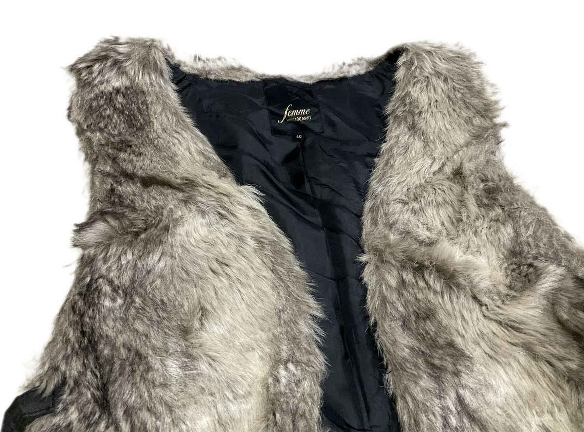14th Addiction × If Six Was Nine × Tornado Mart 🔥Rare Y2K Archived Tornado Mart Faux Fur Vest Size US M / EU 48-50 / 2 - 1 Thumbnail