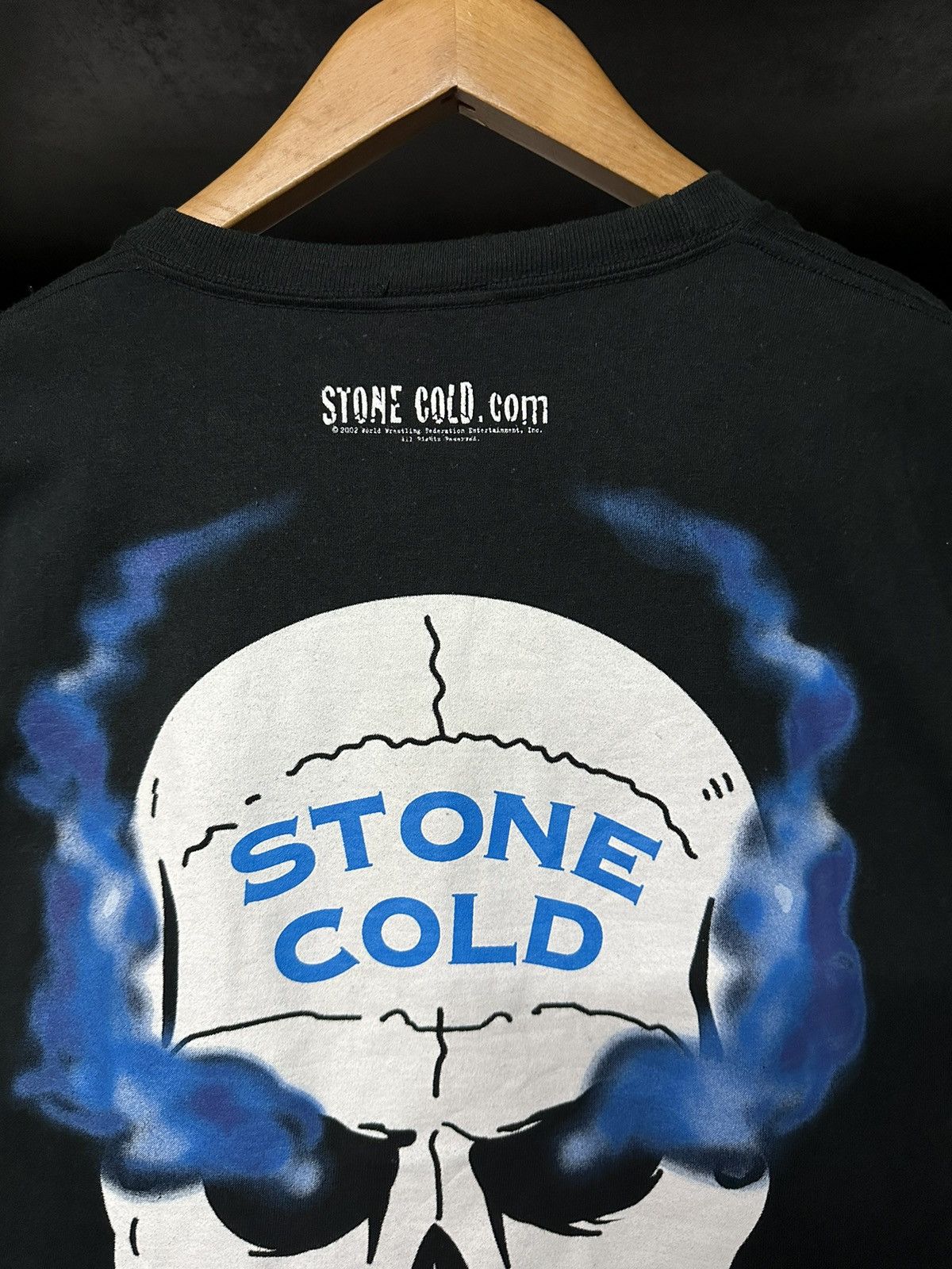 Vintage Vintage Stone Cold What? Wrestling Faded Tee Size US L / EU 52-54 / 3 - 4 Thumbnail