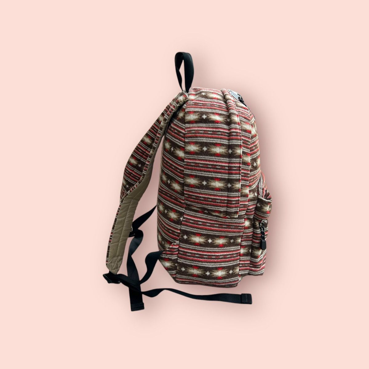 Japanese Brand × Jun Takahashi × Uniqlo VINTAGE UNIQLO NATIVE NORDIC MICRO FLEECE BACKPACK Size ONE SIZE - 7 Thumbnail