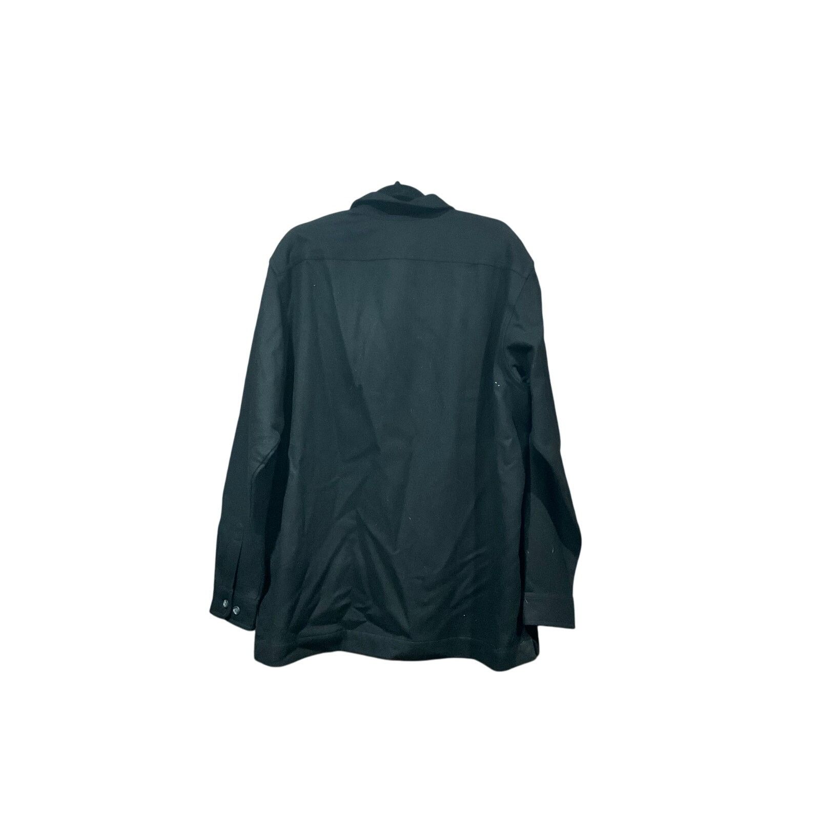 Eddie Bauer Eddie Bauer Wool Button Up Men Large Tall Black Size US L / EU 52-54 / 3 - 3 Thumbnail