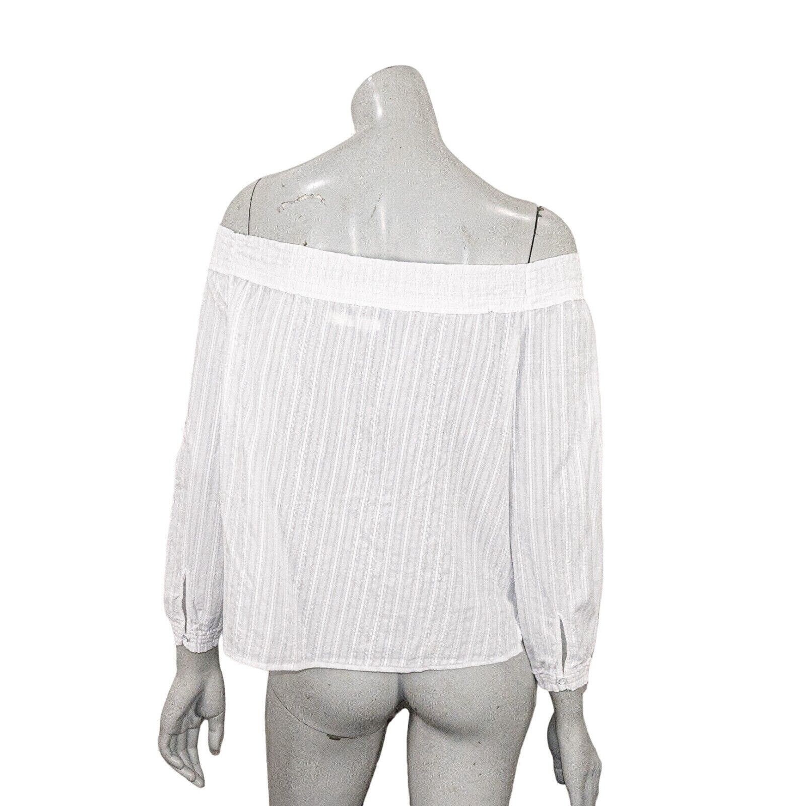 Rag & Bone Rag & Bone off shoulder Blouse in white cotton size Small Size S / US 4 / IT 40 - 5 Thumbnail