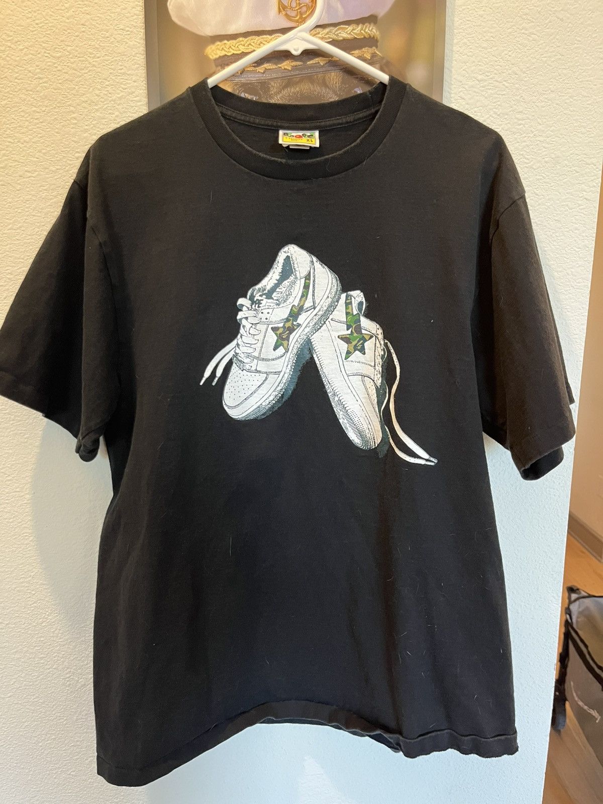Bape Bapesta Tee Size US XL / EU 56 / 4 - 1 Thumbnail