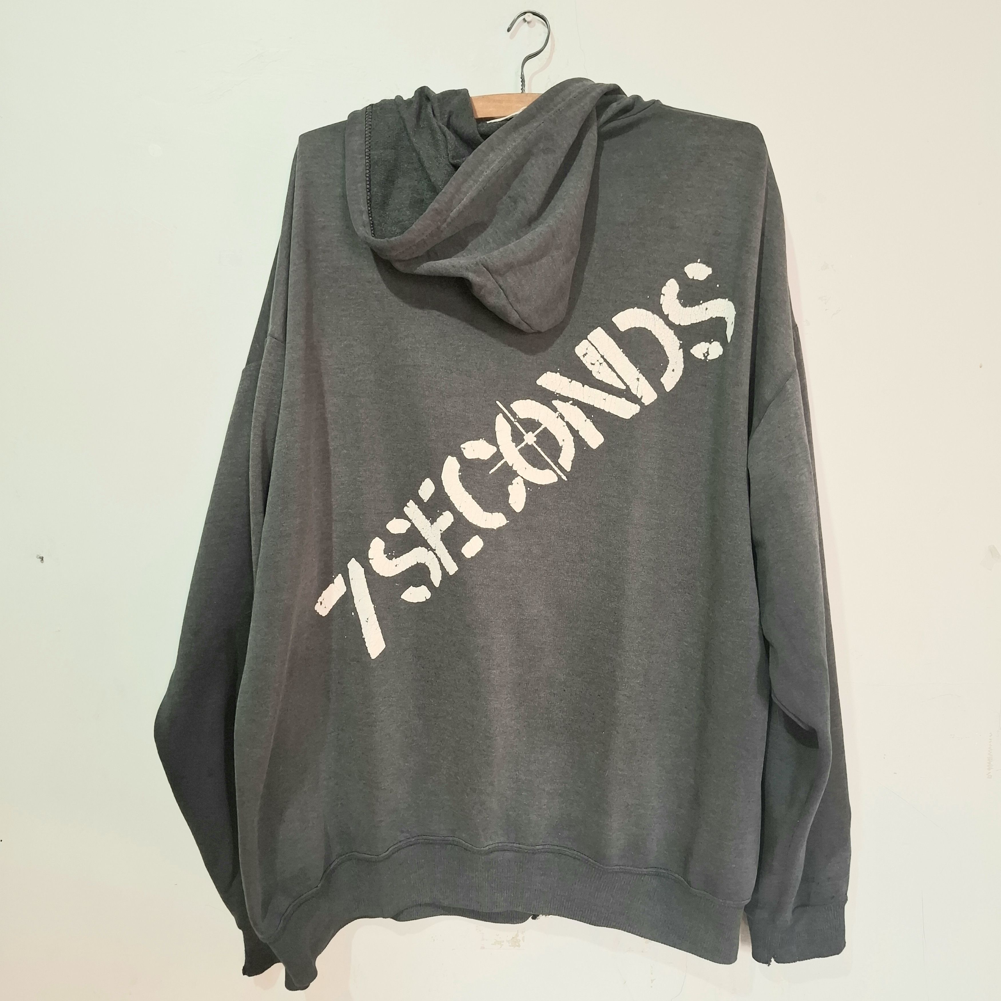 Band Tees × Vintage Vintage 90s 7seconds Hard Core Skeeno Zip Hoodie Size US L / EU 52-54 / 3 - 2 Thumbnail
