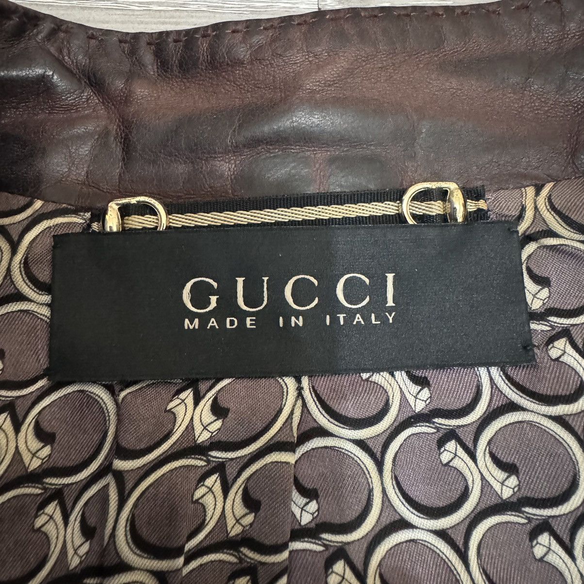 Gucci × Tom Ford Gucci leather jacket tomford Size XS / US 0-2 / IT 36-38 - 8 Thumbnail