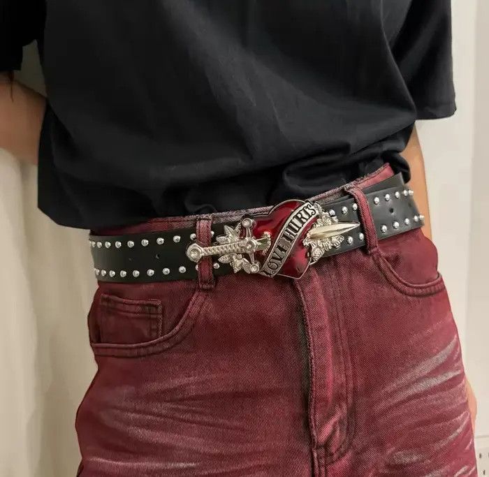 Other Love Arrow Heart Belt Size ONE SIZE - 3 Thumbnail