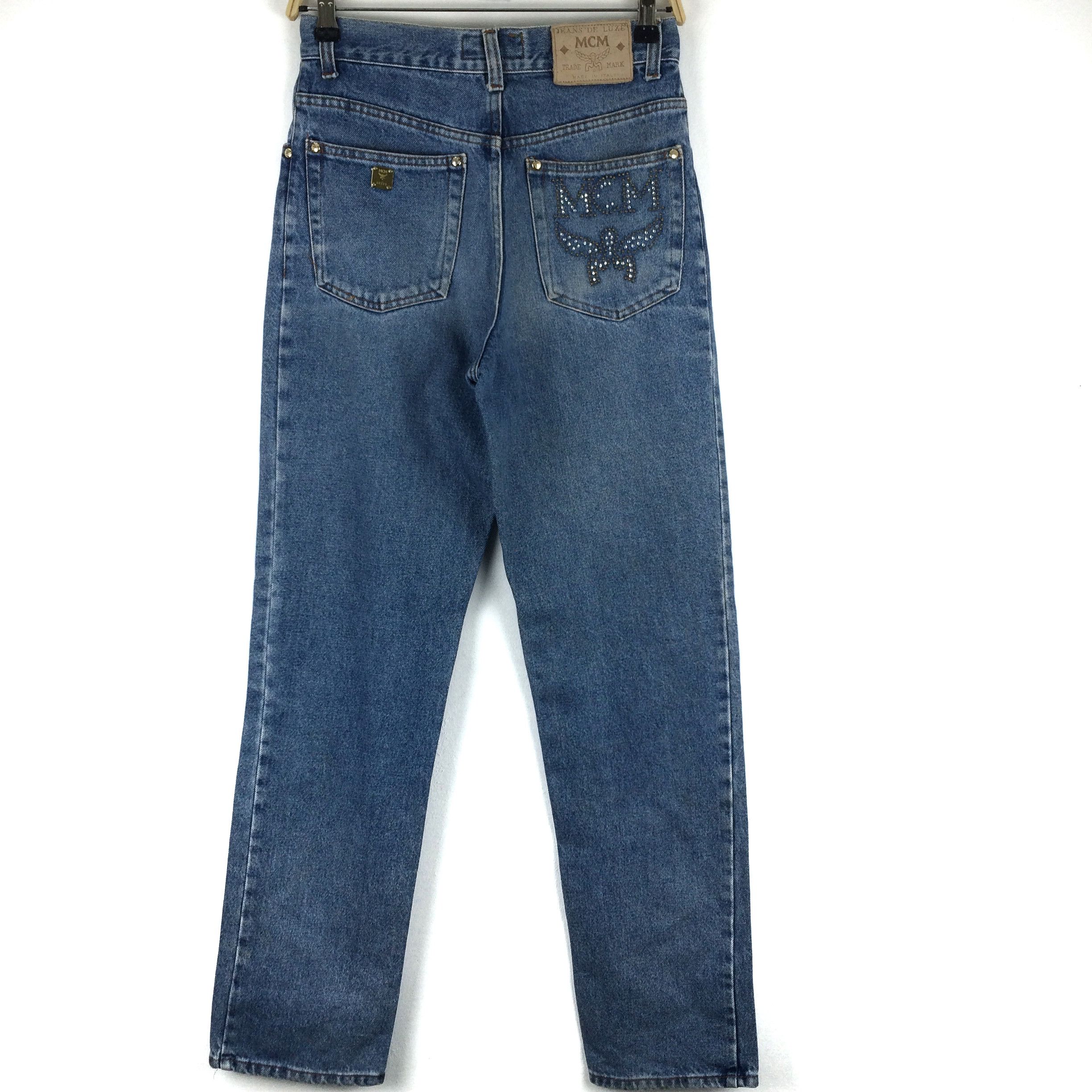 MCM × Vintage x162 MCM ITALY VTG HIGH WAIST JEANS Size 29" - 1 Thumbnail