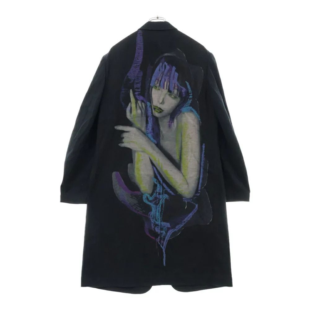Yohji Yamamoto Yohji Yamamoto POUR HOMME 24AW FEMALE BACK PRINTED 5B JKT Size US L / EU 52-54 / 3 - 1 Thumbnail