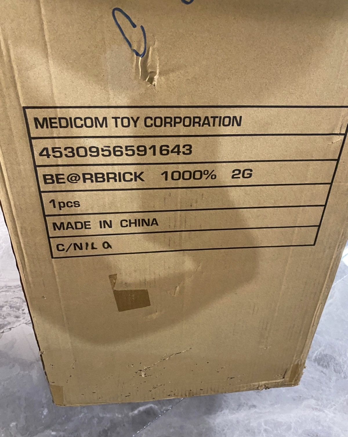 Japanese Brand × Medicom Toy Bearbrick 2G 1000% Size ONE SIZE - 4 Thumbnail