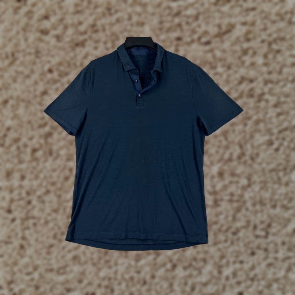 Lululemon Lululemon Shirt Adult Medium Blue Short Sleeve Golf Golfer Workwear Comfort Size US M / EU 48-50 / 2 - 1 Thumbnail