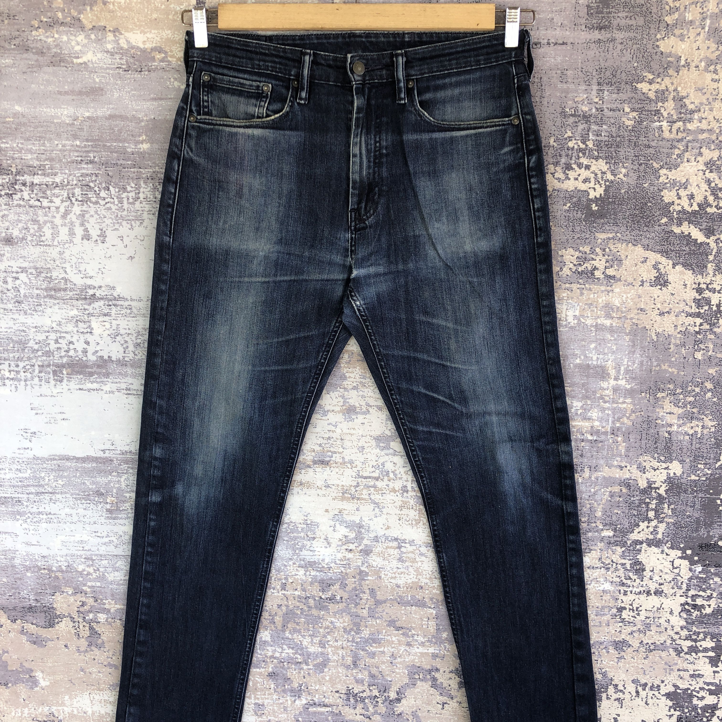 Levi's Vintage Y2K Levis 714 Skinny Jeans Levi's Slim Tapered Denim Size US 32 / EU 48 - 4 Thumbnail